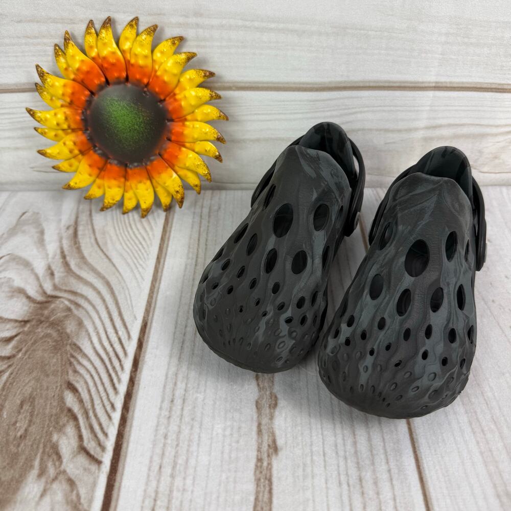 Merrell Kids Hydro Moc Water Shoes Clogs Black Camo‎ Size K12